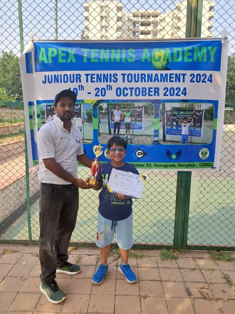 REPORT OF LAWN TENNIS COMPETITION HELD IN APEX AND EXCLUSIVE ACADEMY GURGAON FROM 10th to 20th SEPTEMBER 2024.