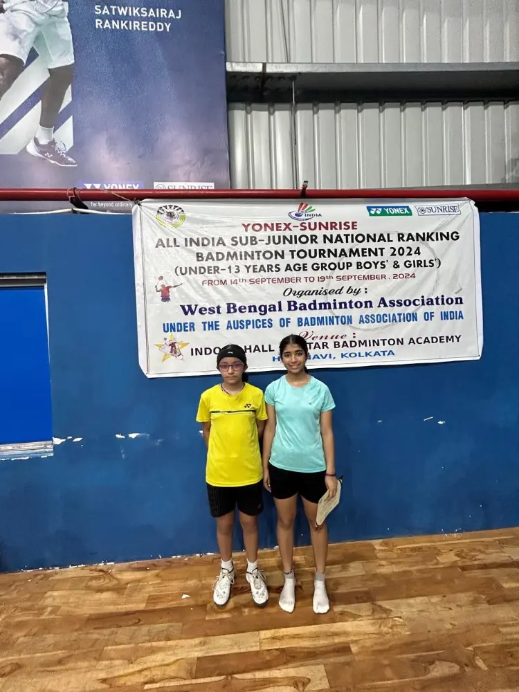 REPORT OF THE ALL INDIA SUB JUNIOR NATIONAL RANKING BADMINTON TOURNAMENT IN KOLKATA FROM 14TH TO 19TH SEPTEMBER 2024