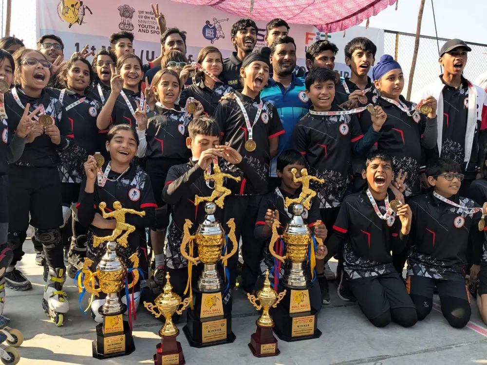 1ST MINI & JUNIOR NORTH ZONE ROLL BALL SKATING COMPETITION HELD AT DEHRADUN FROM 13TH TO 16TH DECEMBER 2024